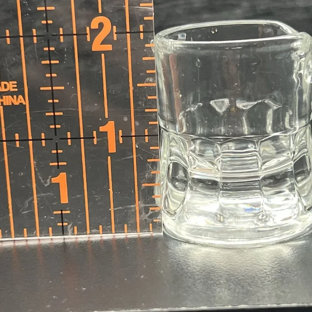 Vintage 1956- Federal Glass -Mini Beer Mug/ Stein -Shot Glass- 2”- Stamped-